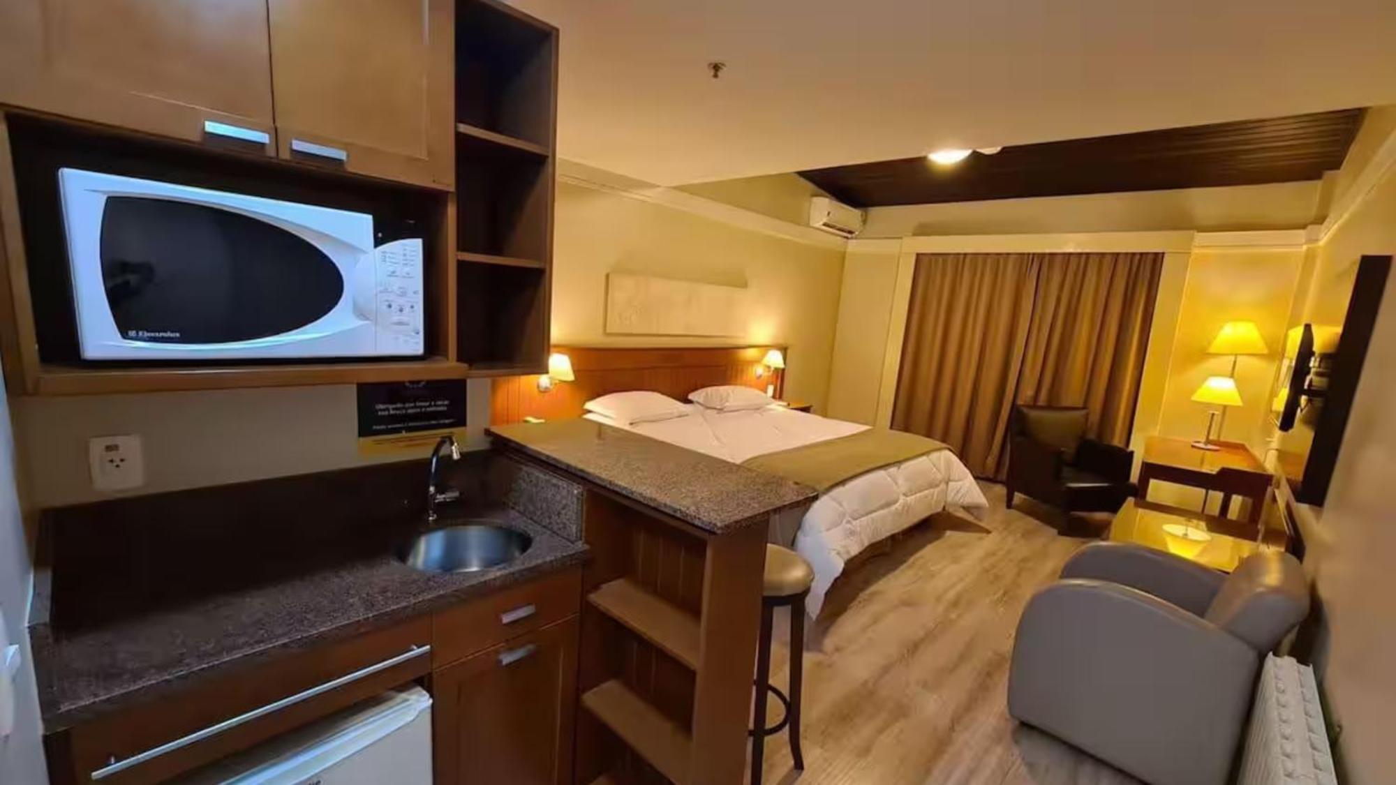 Apart-Hotel Em Gramado, Padrao 4 Estrelas, No Centro Luaran gambar